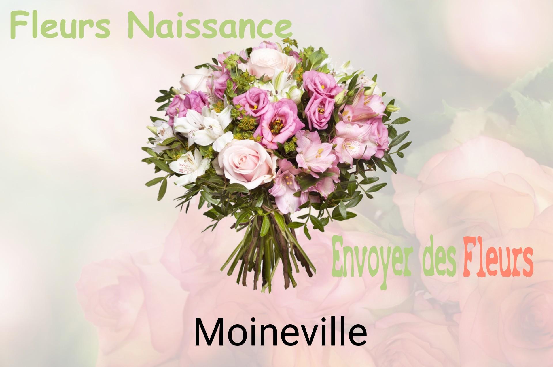 Bouquet de fleurs de naissance livré à Moineville