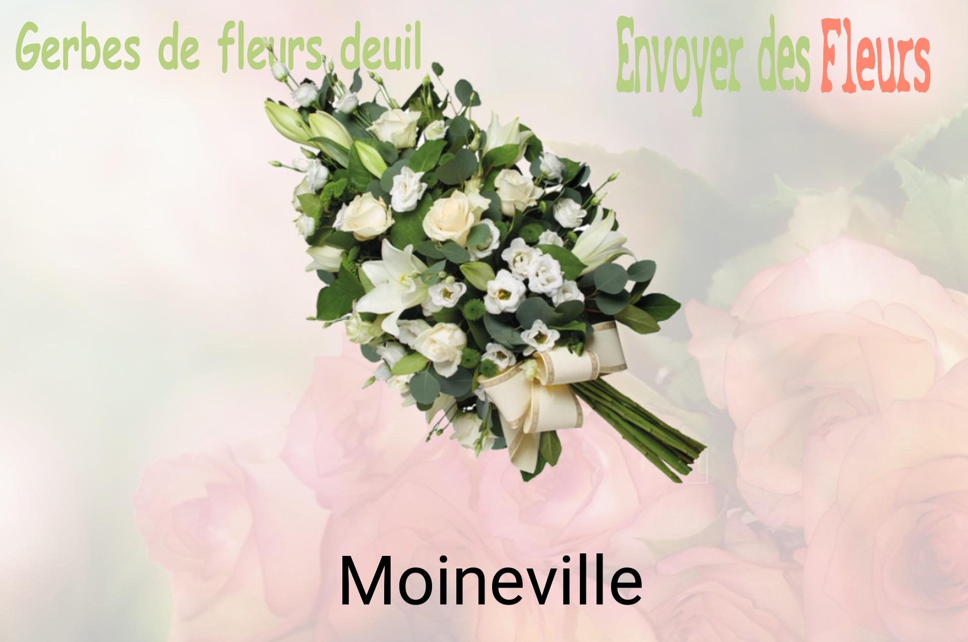 Gerbe de fleurs de deuil livrée à Moineville